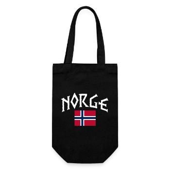 Vacances en Norvège dans les fjords de Norge Voyage en Scandinavie - Sac à bouteille - noir - Devant
