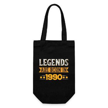 Birthday born in 1990 - Gift Bag for Bottles - black - Front