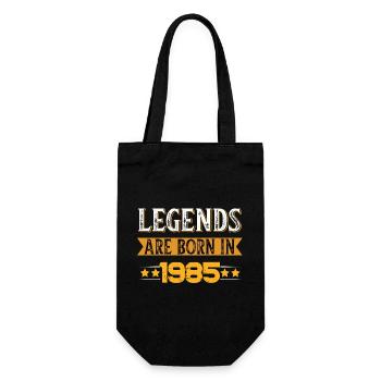 Anniversaire né en 1985 - Sac à bouteille - noir - Devant