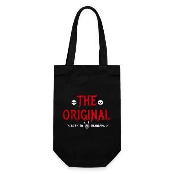 Père et fils métalleux – The Original - Sac à bouteille - noir - Devant