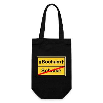 Bochum Aufstieg - Geschenkbeutel für Flaschen - Schwarz - Vorne
