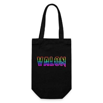 valon rs arc-en-ciel - Sac à bouteille - noir - Devant