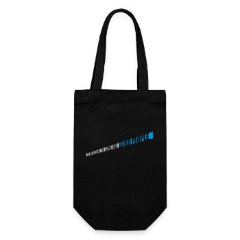 being old people age - Gift Bag for Bottles - black - Front