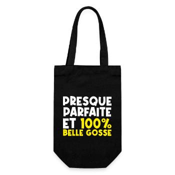 Fille belle | famille drôles - Sac à bouteille - noir - Devant