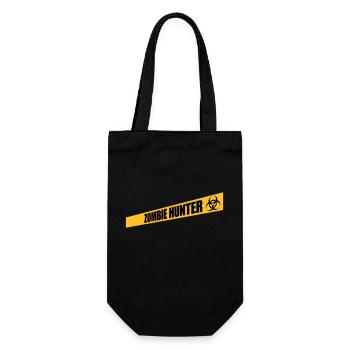zombie hunter Halloween quote - Gift Bag for Bottles - black - Front