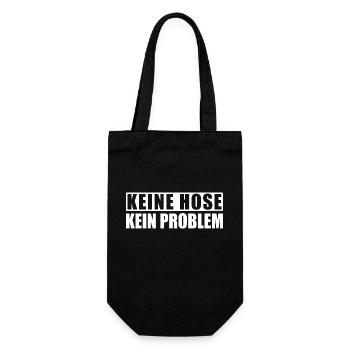 Lustige Sprüche Humor Funny Fun Witzige Sprüche - Geschenkbeutel für Flaschen - Schwarz - Vorne