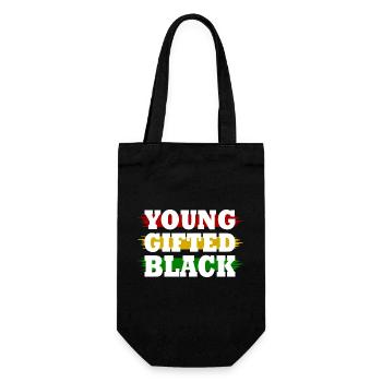 young gifted and black - Sac à bouteille - noir - Devant