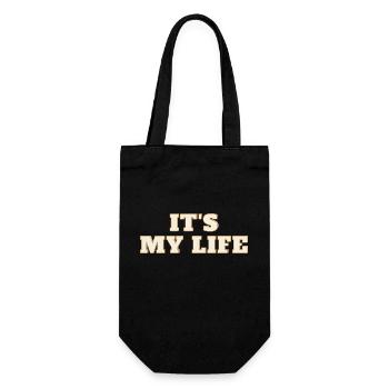 It's my life - Sac à bouteille - noir - Devant