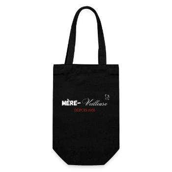 Mère veilleuse depuis 1955 - Sac à bouteille - noir - Devant