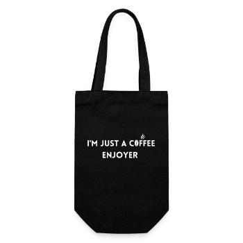 Amateur de café - Sac à bouteille - noir - Devant