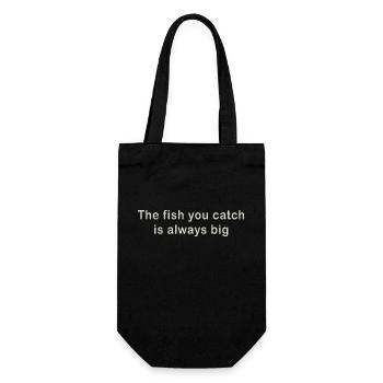 Le poisson - Sac à bouteille - noir - Devant