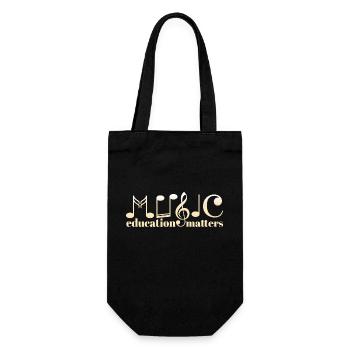 Music Teacher Life Musician Quote Music Education - Geschenkbeutel für Flaschen - Schwarz - Vorne