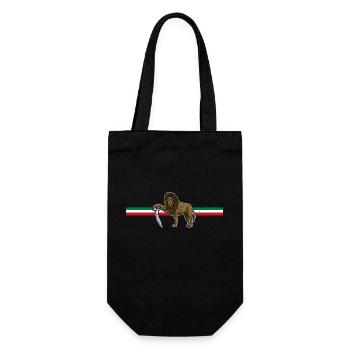 Persia Leo Sun Tehran Persian Iran - Gift Bag for Bottles - black - Front