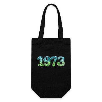 50e anniversaire vintage rétro Né en 1973 Anniversaire - Sac à bouteille - noir - Devant