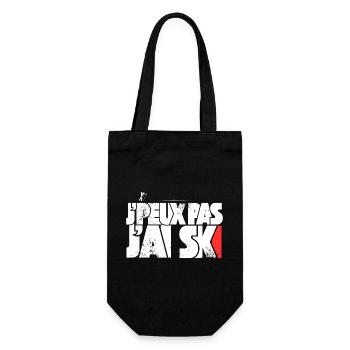 J'peux pas j'ai Ski - Sac à bouteille - noir - Devant
