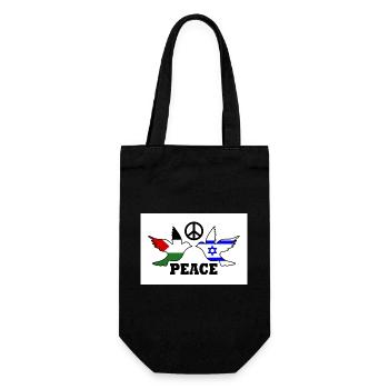 Peace for Free Palestine Israel - Sac à bouteille - noir - Devant