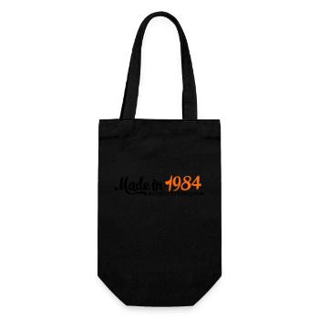 1984 - Geschenkbeutel für Flaschen - Schwarz - Vorne
