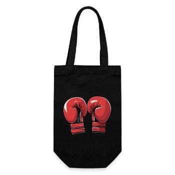 Boxing - Gift Bag for Bottles - black - Front