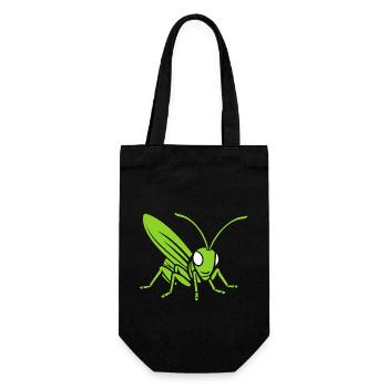 Grasshopper - Gift Bag for Bottles - black - Front