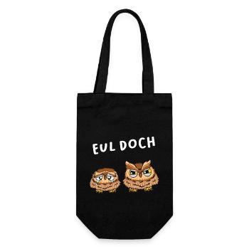 Hibou Oui - Sac à bouteille - noir - Devant