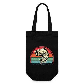 Poisson bar - Sac à bouteille - noir - Devant