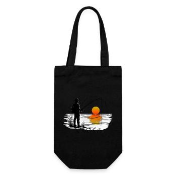 Pêcheur 3 - Sac à bouteille - noir - Devant