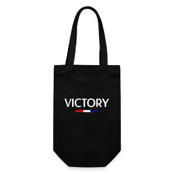 Victory - Gift Bag for Bottles - black - Front
