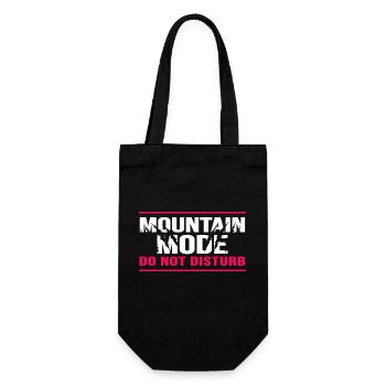 Climbing mountaineering bouldering alpine climbing - Gift Bag for Bottles - black - Front