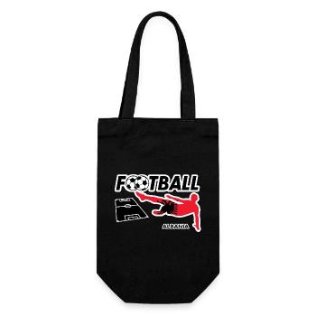 Football Fever Albania - Gift Bag for Bottles - black - Front