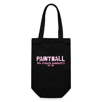 Paintball, pro athlete community. Est 1981 - Gift Bag for Bottles - black - Front