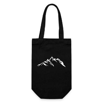 montagnes - Sac à bouteille - noir - Devant