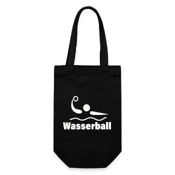 WASSERBALL - Geschenkbeutel für Flaschen - Schwarz - Vorne