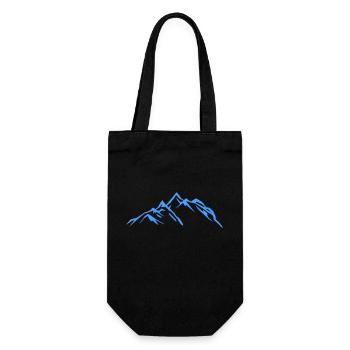 Mountains Mountains 2 - Gift Bag for Bottles - black - Front