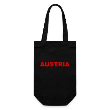 Austria - Österreich - Geschenkbeutel für Flaschen - Schwarz - Vorne