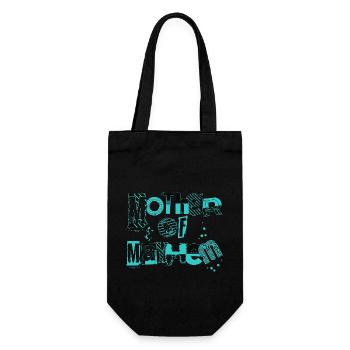 Mother Of Mayhem Wild Motherhood Mama Of Girl Boy - Gift Bag for Bottles - black - Front