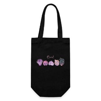 Art vivant des récifs coralliens - Sac à bouteille - noir - Devant