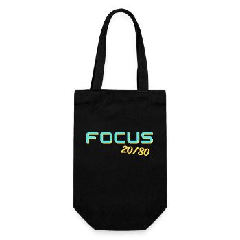 Schwerpunkt 2080 - Geschenkbeutel für Flaschen - Schwarz - Vorne