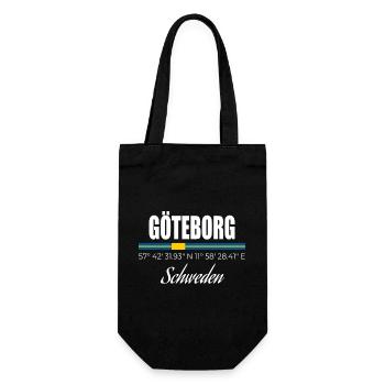 Göteborg - Geschenkbeutel für Flaschen - Schwarz - Vorne