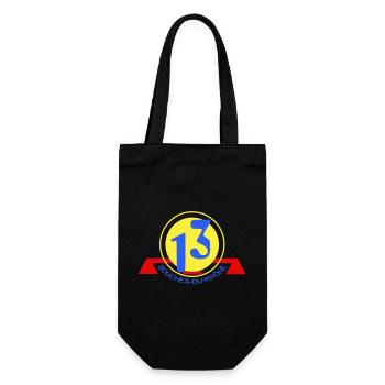 Logo 13 Bouches-du-Rhône - Geschenkbeutel für Flaschen - Schwarz - Vorne
