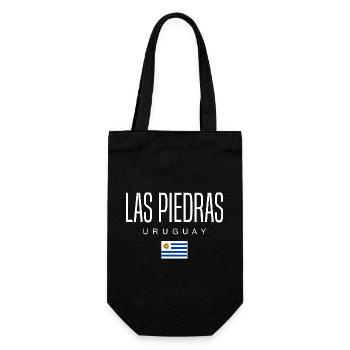 Las Piedras Uruguay Uruguayer - Geschenkbeutel für Flaschen - Schwarz - Vorne