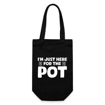 Pour le pot Casino Gambling Funny Player - Sac à bouteille - noir - Devant