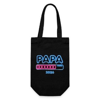 Annonce de cadeau de papa 2026 - Sac à bouteille - noir - Devant