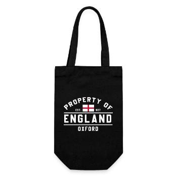 Graphisme du drapeau de l’Angleterre Oxford - Sac à bouteille - noir - Devant