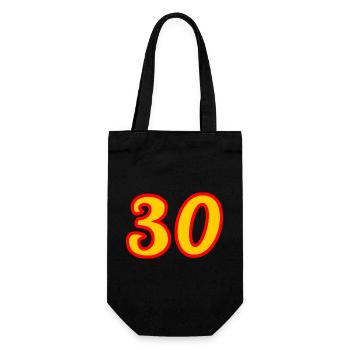 30. 30 YEARS. 30th ANNIVERSARY. 30 YEARS ANNIVERSARY. - Gift Bag for Bottles - black - Front