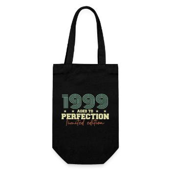 1999 - Geschenkbeutel für Flaschen - Schwarz - Vorne