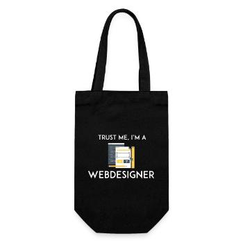 Croyez-moi, je suis webdesigner - Sac à bouteille - noir - Devant