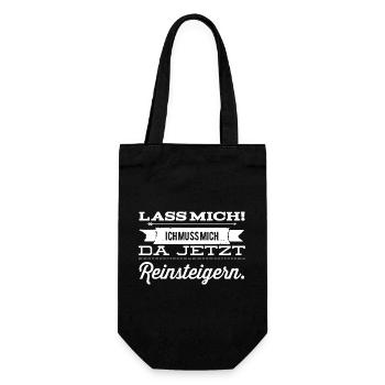 Laisse-moi partir! Je dois m’y mettre. - Sac à bouteille - noir - Devant
