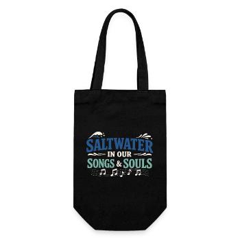 Shanty Crew folk music community - Gift Bag for Bottles - black - Front