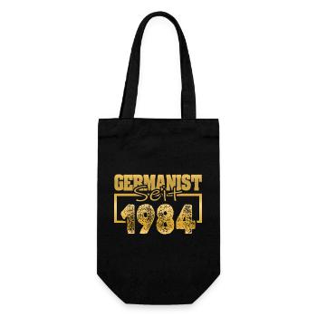 University 1984 - Gift Bag for Bottles - black - Front