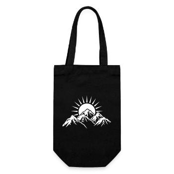 Montagnes Soleil Nature - Sac à bouteille - noir - Devant